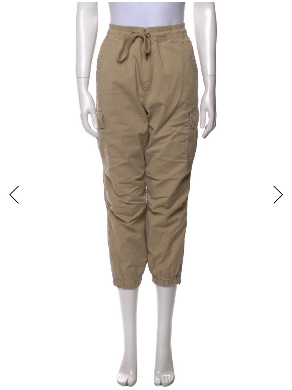 Polo by Ralph Lauren Khaki Drawstring Cargo Capris